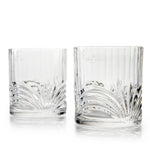 Set of two Great Jones Deco Rocks Tumblers on white background
