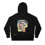Back side of Great Jones and Jean Basquiat Skull Sweatshirt