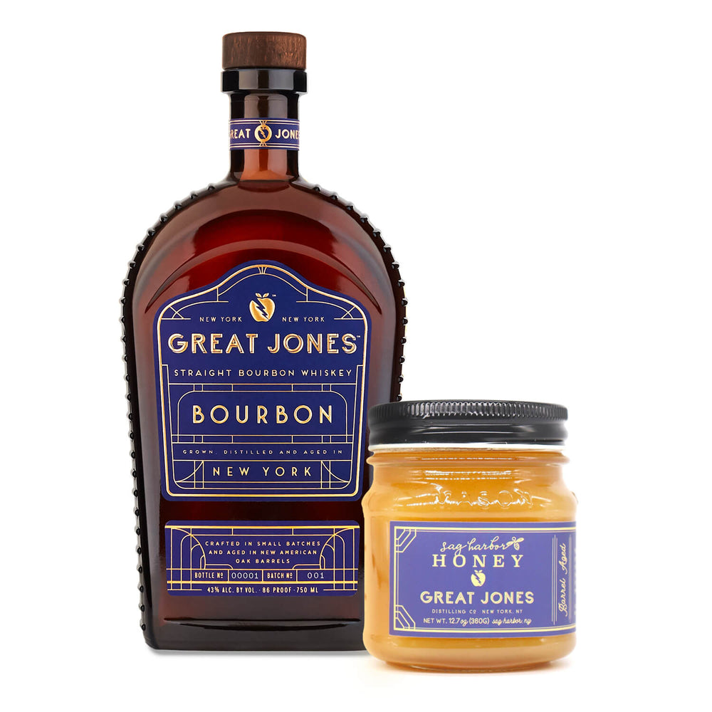 Great Jones Bourbon and Sag Honey 